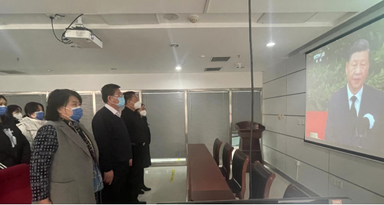 河南豫信招標有限責任公司關(guān)于組織干部職工收聽收看江澤民同志追悼大會直播的簡報